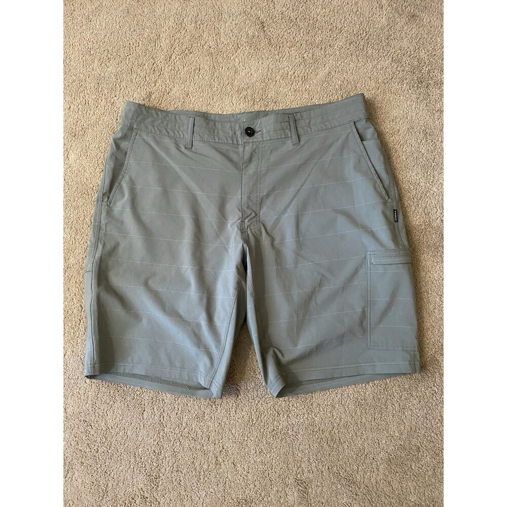 O'Neill Green Crossover Hybrid Shorts Quick Dry Men’s Size 38